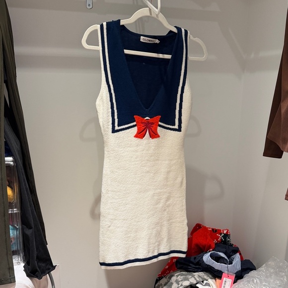 KNIT SAILOR DRESS - Picture 2 of 3